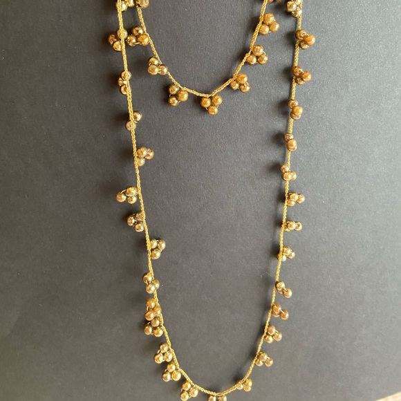 Jewelry - ✨- Vintage beaded long chain necklace